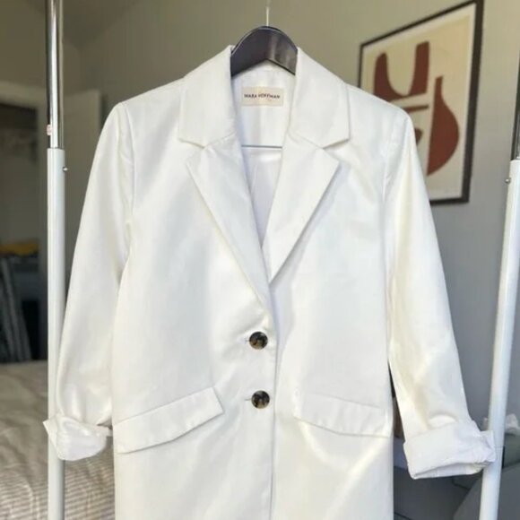 TATUM blazer suit jacket cotton MARA HOFFMAN - Size S - NWOT - Picture 1 of 5
